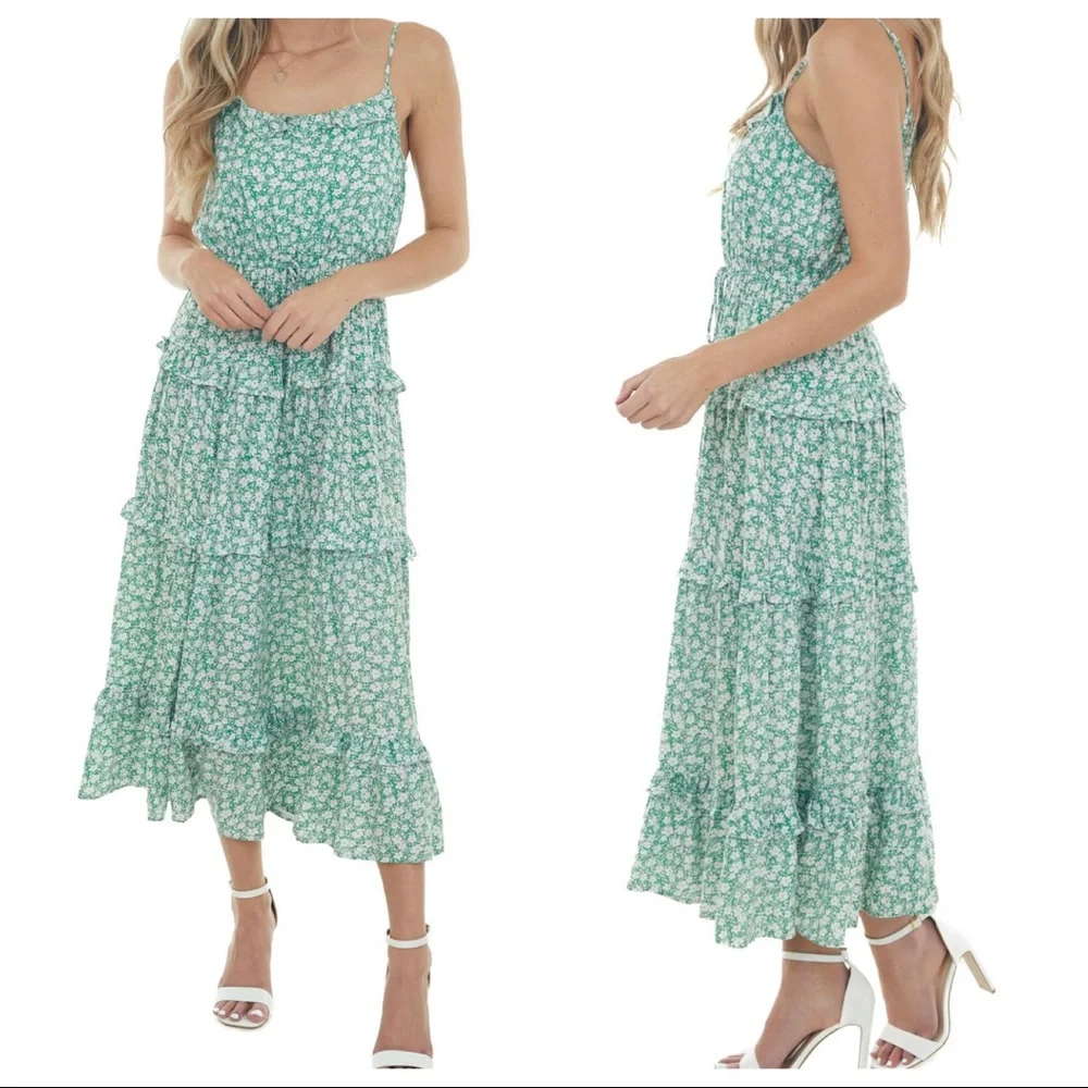 Penelope Sleeveless Floral Tier Dress - Picture 2 of 3